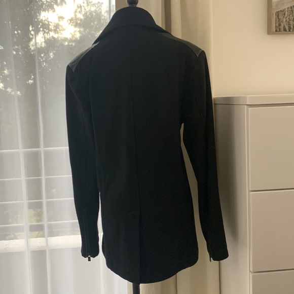 Kenneth Cole Reaction Black Wool Jacket/Peacoat size S - Picture 8 of 17